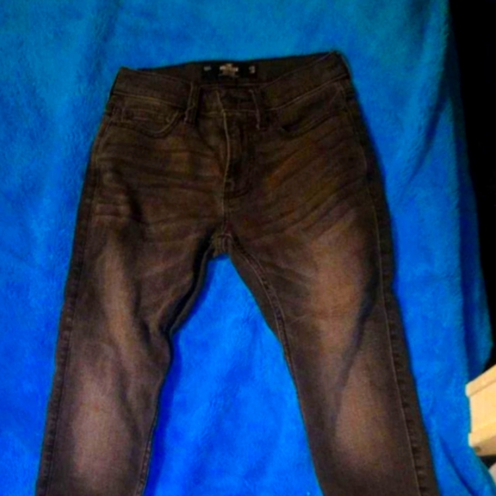 Black faded jeans American eagle.